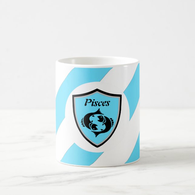 Pisces symbol    coffee mug (Center)