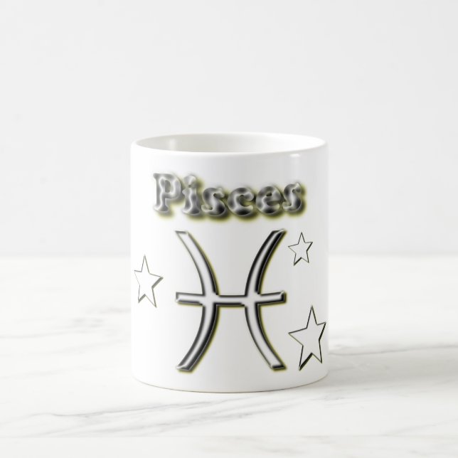 Pisces symbol coffee mug (Center)