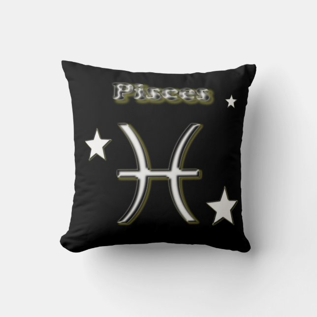 Pisces symbol cushion (Front)