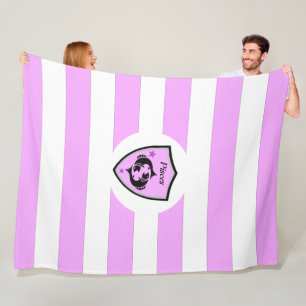 Pisces symbol fleece blanket