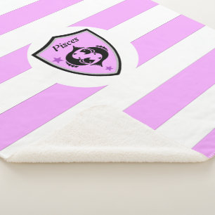 Pisces symbol      sherpa blanket
