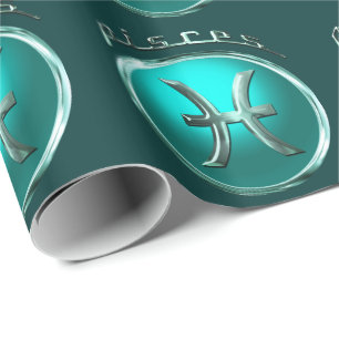 Pisces   The Fish Astrological Sign Wrapping Paper