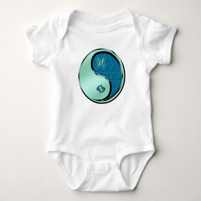 Pisces the Fish Baby Bodysuit (Front)