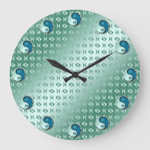 Pisces the Fish Large Clock