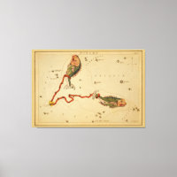 Pisces The Fish - Vintage Sign of the Zodiac Image