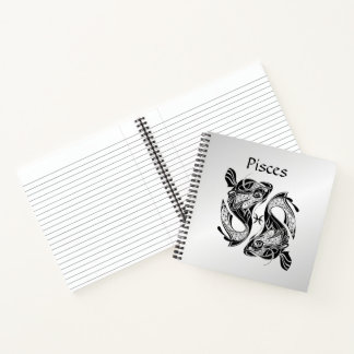 Pisces the Fish Zodiac Symbol and Sign Notebook