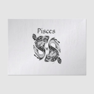 Pisces the Fish Zodiac Symbol and Sign Tissue Paper