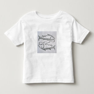 Pisces (the Fishes) an illustration from the 'Poet Toddler T-Shirt