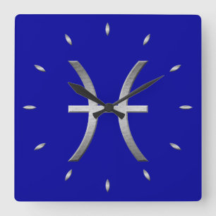 pisces time square wall clock