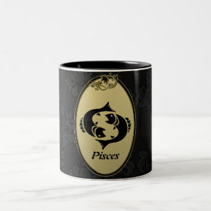 Pisces Two-Tone Coffee Mug