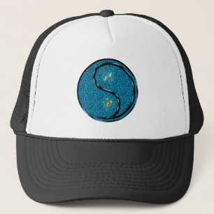 Pisces & Water Monkey Trucker Hat