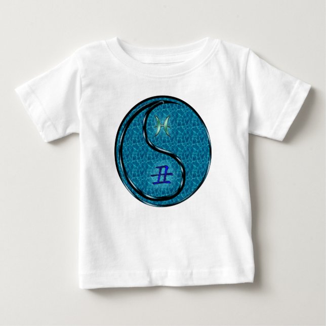 Pisces & Water Ox Baby Bodysuit (Front)