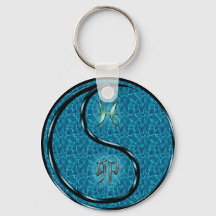 Pisces & Water Rabbit Key Ring
