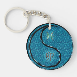 Pisces & Water Rabbit Key Ring