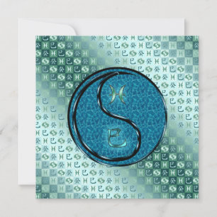 Pisces & Water Snake Card