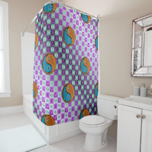 Pisces & Wood Boar Shower Curtain