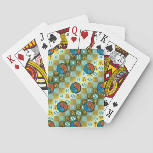 Pisces & Wood Dragon Playing Cards