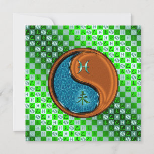 Pisces & Wood Goat Card