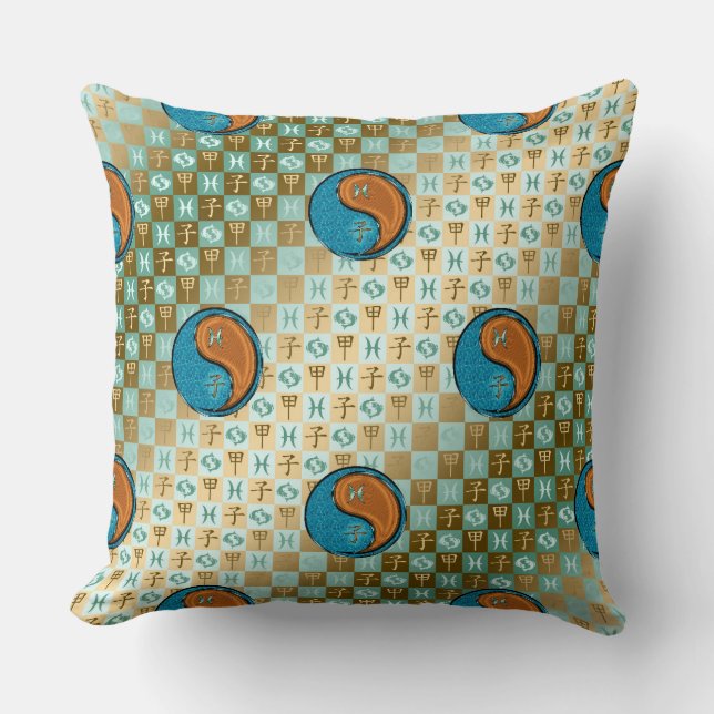 Pisces & Wood Rat  Cushion (Front)