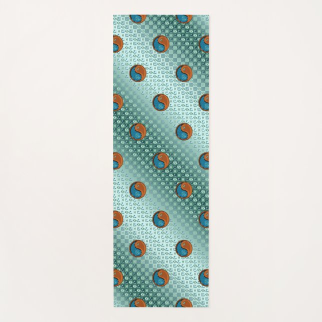 Pisces & Wood Snake Yoga Mat (Front)