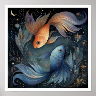 Pisces Zodiac Birth Sign Astrology Celestial