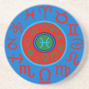 Pisces Zodiac Coaster