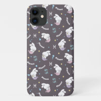 Pisces Zodiac Harmony: Bunny Mermaids Pattern