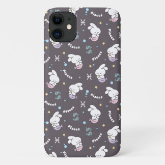 Pisces Zodiac Harmony: Bunny Mermaids Pattern Case-Mate iPhone Case