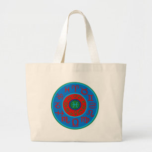 Pisces Zodiac Large Tote Bag