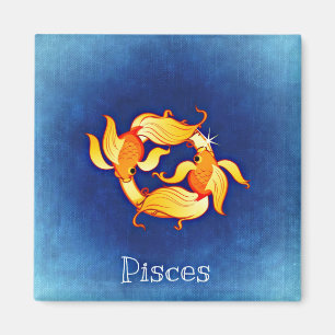 pisces zodiac magnet