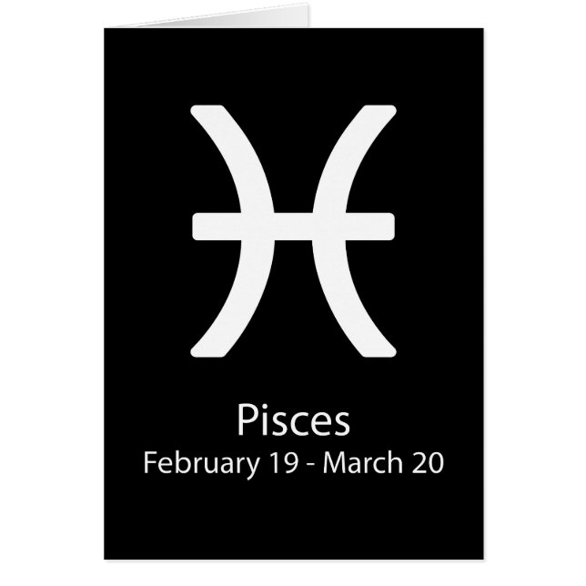 Pisces Zodiac sign Astrology (Front)