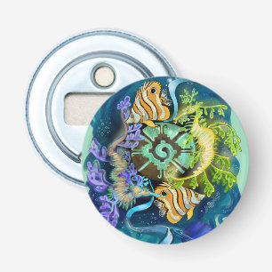 Pisces Zodiac Sign Bottle Opener
