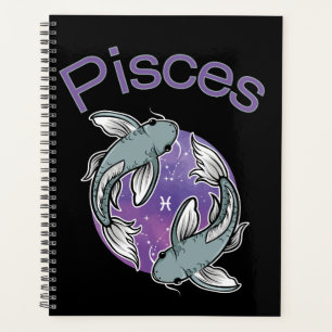 Pisces Zodiac Sign Calendar Planner