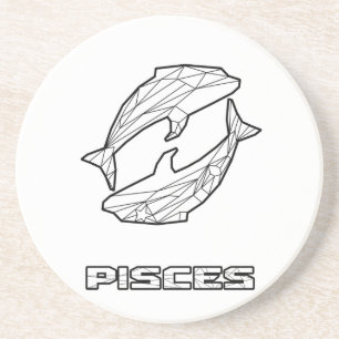 Pisces Zodiac Sign Coaster