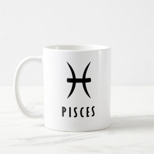 Pisces zodiac sign coffee mug