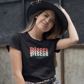 Pisces Zodiac Sign | Light Green Power Colour T-Shirt