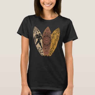 Pisces Zodiac Sign Surfboard Surfing Horoscope T-Shirt