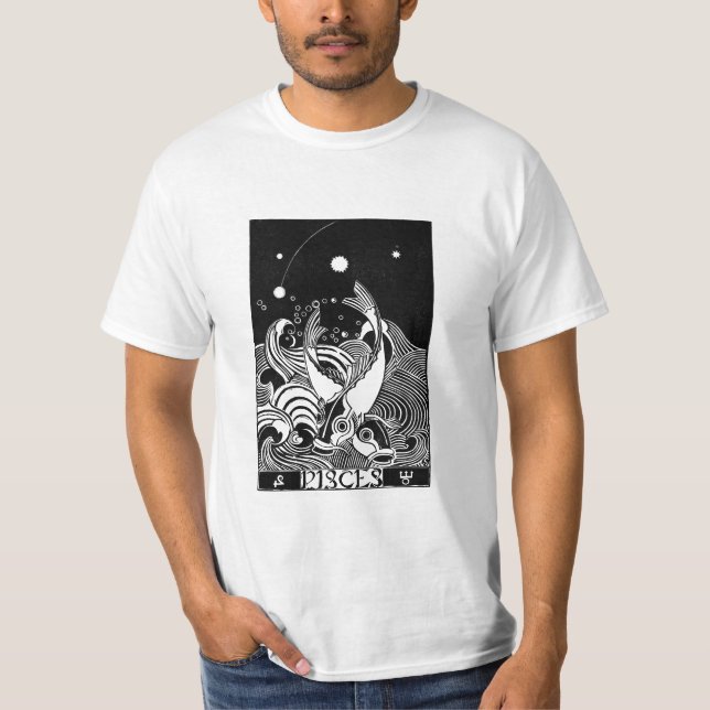 Pisces Zodiac Sign  T-Shirt (Front)