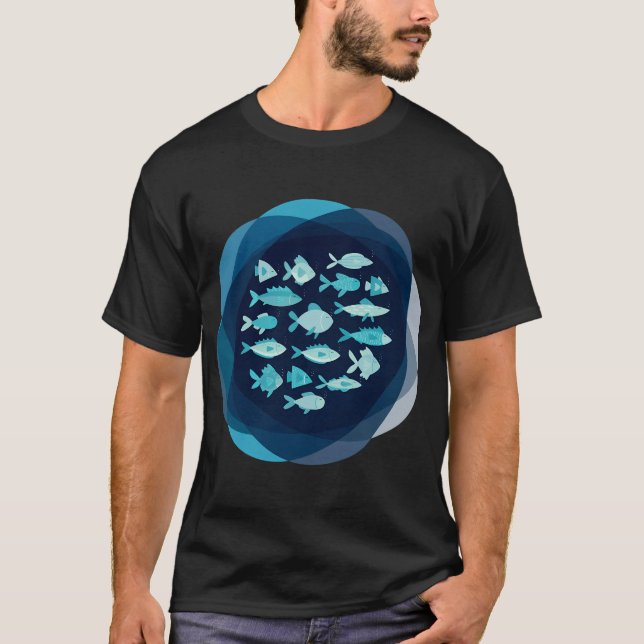 Pisces zodiac T-Shirt (Front)