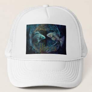 Pisces Zodiac Trucker Hat