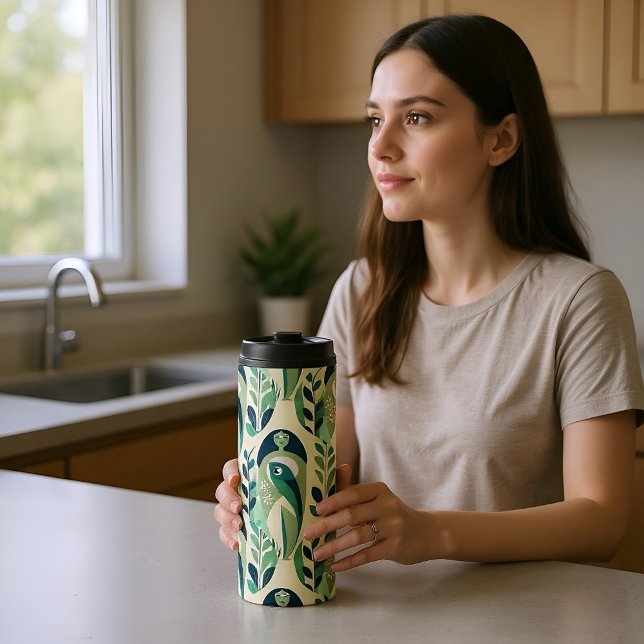 Pisces Zodiac Woman Abstract Art  Thermal Tumbler (Creator Uploaded)