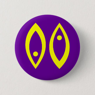 PISCES, ZODIACAL SIGN 6 CM ROUND BADGE