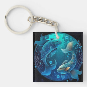 Pisces Zodiak Keychain