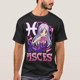 PiscesKawaii February March Birthday Zodiac T-Shirt
