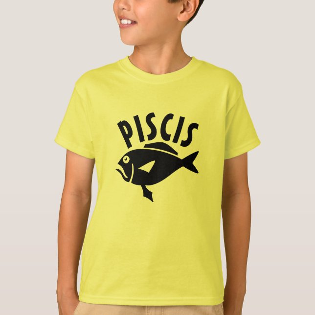 piscis- fish in Latin T-Shirt (Front)