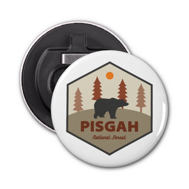 Pisgah National Forest Bear Bottle Opener (Front)