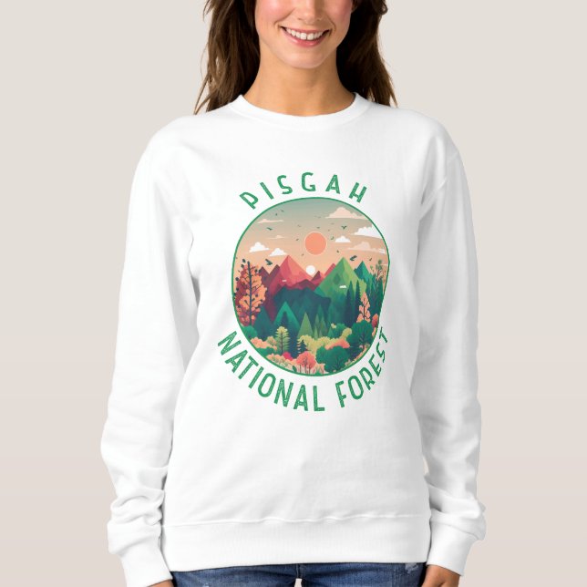 Pisgah National Forest Distressed Circle Sweatshirt (Front)