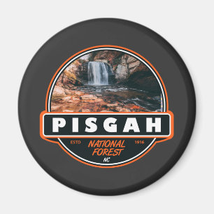 Pisgah National Forest North Carolina Emblem Magnet