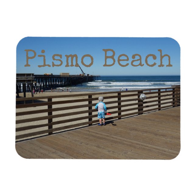 Pismo Beach California Boardwalk Magnet (Horizontal)