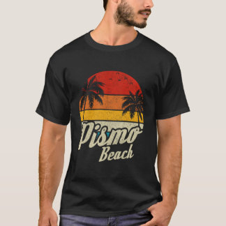 Pismo Beach California CA Vintage Sunset Retro Vac T-Shirt